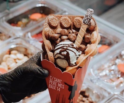 Fortune Bubble Waffle en Barcelona