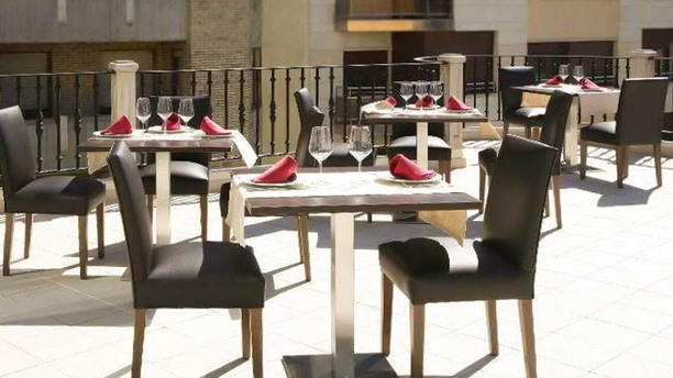 La Terraza del Hotel Villa de Aranda en Aranda De Duero