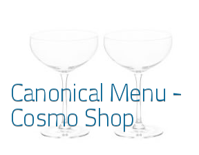Canonical Menu - Cosmo Shop en Olmeda de la Cuesta