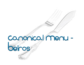 Canonical Menu - Belros en Olmeda de la Cuesta