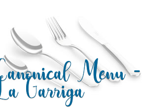 Canonical Menu - La Garriga en Olmeda de la Cuesta