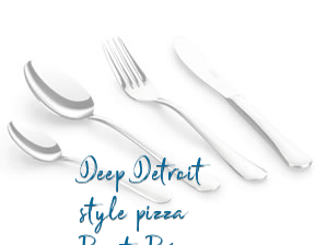 Deep Detroit style pizza Puerto Príncipe en Barcelona