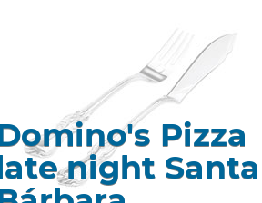 Domino's Pizza late night Santa Bárbara en Madrid