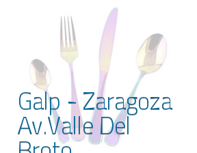 Galp - Zaragoza Av.Valle Del Broto en Zaragoza