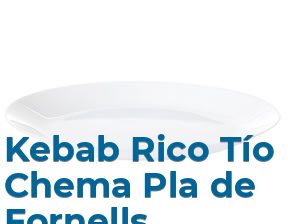 Kebab Rico Tío Chema Pla de Fornells en Barcelona