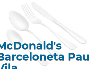 McDonald's Barceloneta Pau Vila en Barcelona