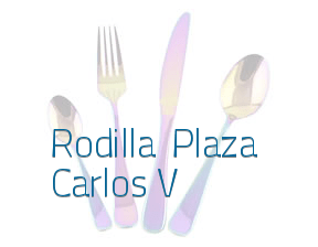 Rodilla Plaza Carlos V en Madrid
