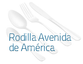 Rodilla Avenida de América en Madrid