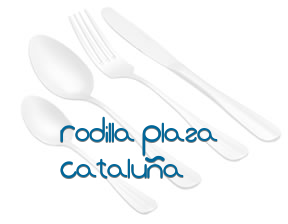 Rodilla Plaza Cataluña en Barcelona